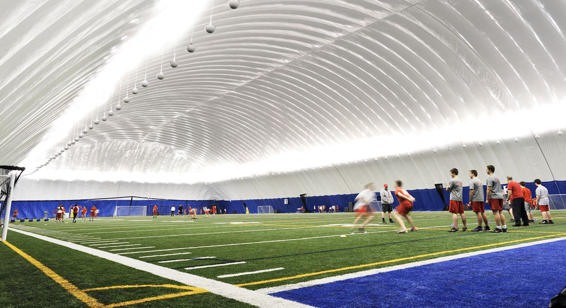 Air dome sports hall low operation cost